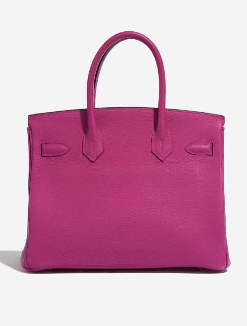 Pre-owned Hermès bag Birkin 30 Togo Rose Pourpre Rose Back | Sell your designer bag on Saclab.com