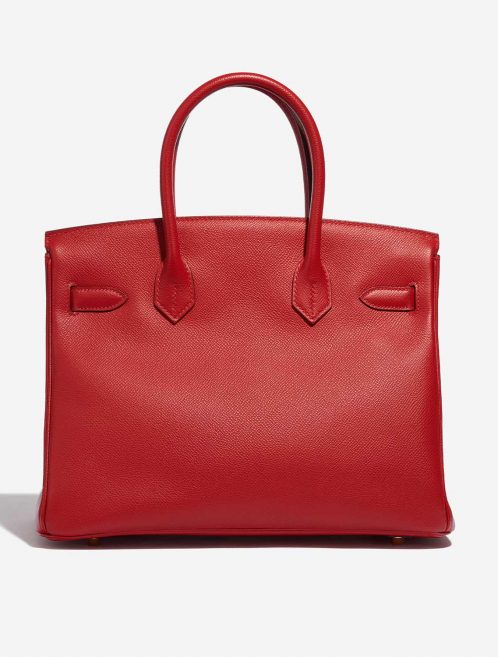 Pre-owned Hermès bag Birkin 30 Epsom Rouge Casaque Red Back | Sell your designer bag on Saclab.com
