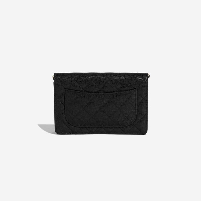 Pre-owned Chanel bag Timeless WOC Caviar Black Black Back | Sell your designer bag on Saclab.com