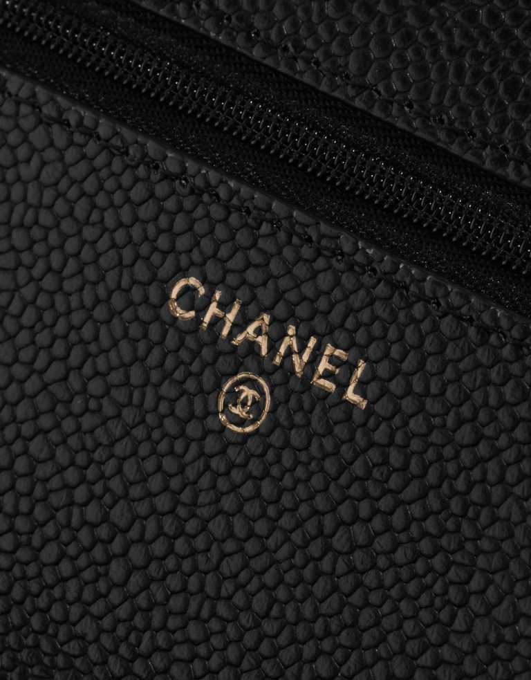 Pre-owned Chanel bag Timeless WOC Caviar Black Black Logo | Sell your designer bag on Saclab.com