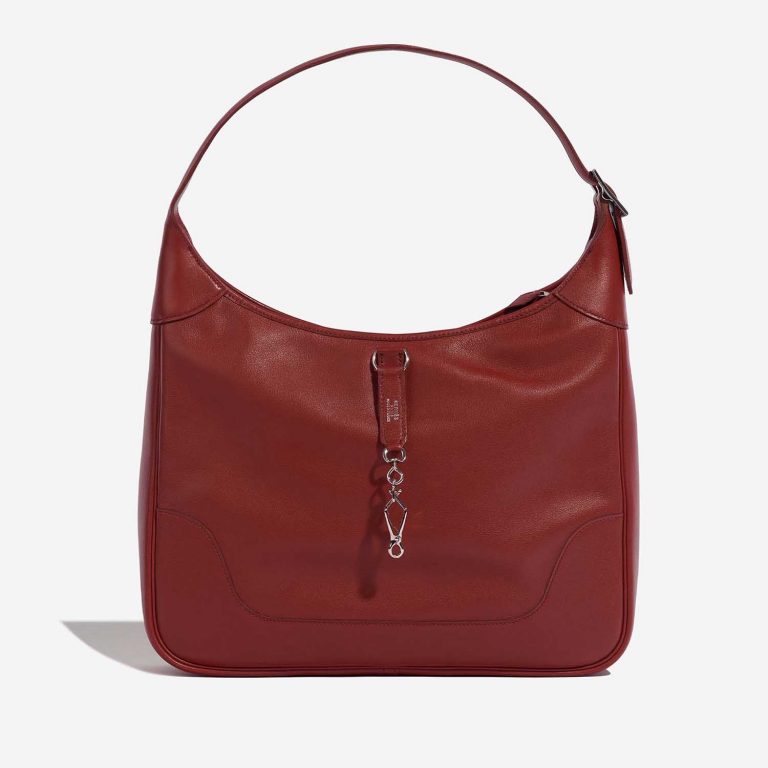 Pre-owned Hermès bag Trim 35 Evercolor Rouge Venitien Red Back | Sell your designer bag on Saclab.com