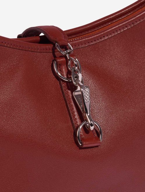 Pre-owned Hermès bag Trim 35 Evercolor Rouge Venitien Red Closing System | Sell your designer bag on Saclab.com