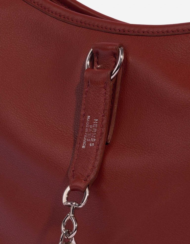 Pre-owned Hermès bag Trim 35 Evercolor Rouge Venitien Red Logo | Sell your designer bag on Saclab.com