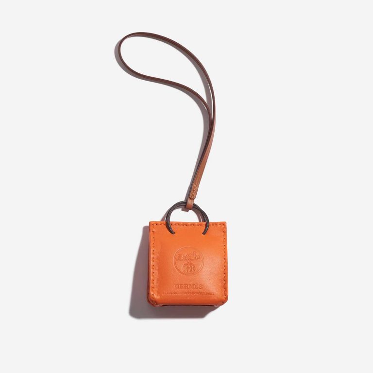 Pre-owned Hermès bag Sac Orange Milo Lamb Orange H Orange Front | Sell your designer bag on Saclab.com