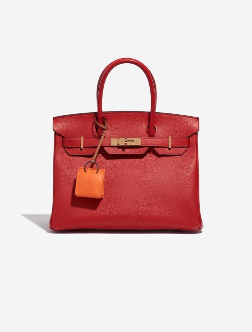 Pre-owned Hermès bag Sac Orange Milo Lamb Orange H Orange Detail | Sell your designer bag on Saclab.com