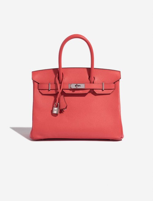 Pre-owned Hermès bag Birkin 30 Epsom Rouge Pivoine Orange | Sell your designer bag on Saclab.com