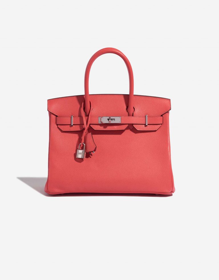 Pre-owned Hermès bag Birkin 30 Epsom Rouge Pivoine Orange | Sell your designer bag on Saclab.com