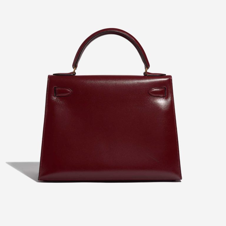 Pre-owned Hermès bag Kelly 28 Box Rouge H Red Back | Sell your designer bag on Saclab.com