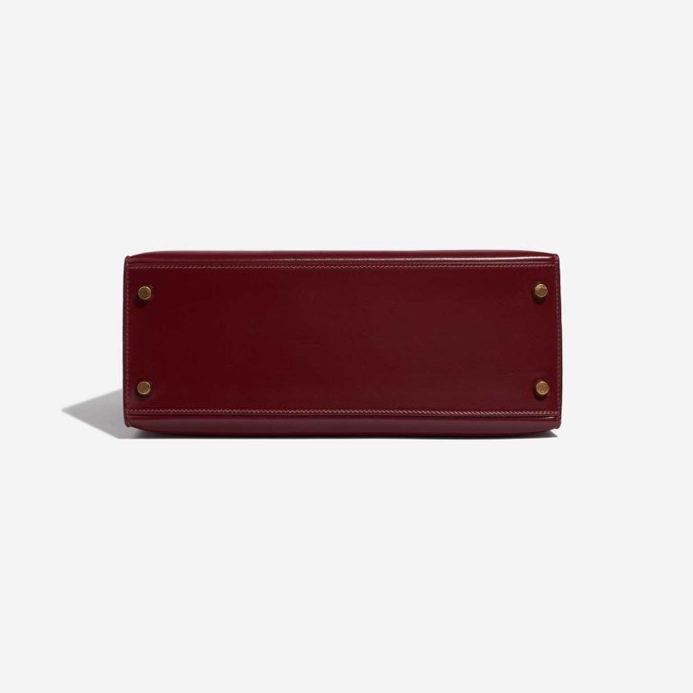 Pre-owned Hermès bag Kelly 28 Box Rouge H Red Bottom | Sell your designer bag on Saclab.com