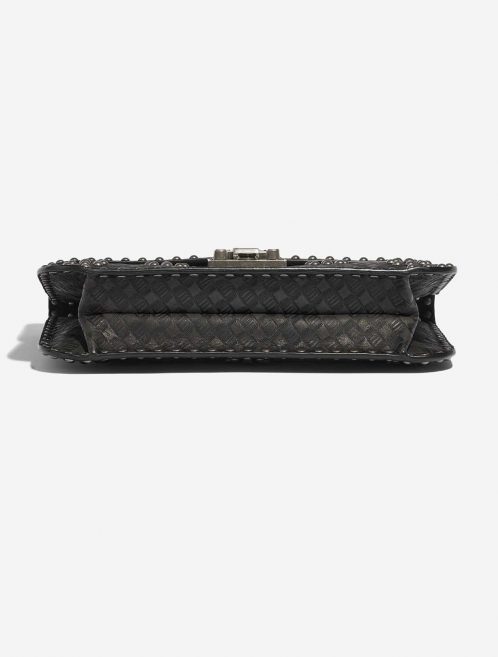 Pre-owned Dior bag Addict Medium Calf / Suede Black Black Bottom | Sell your designer bag on Saclab.com