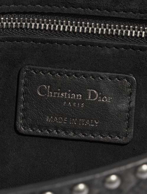Pre-owned Dior bag Addict Medium Calf / Suede Black Black Logo | Sell your designer bag on Saclab.com