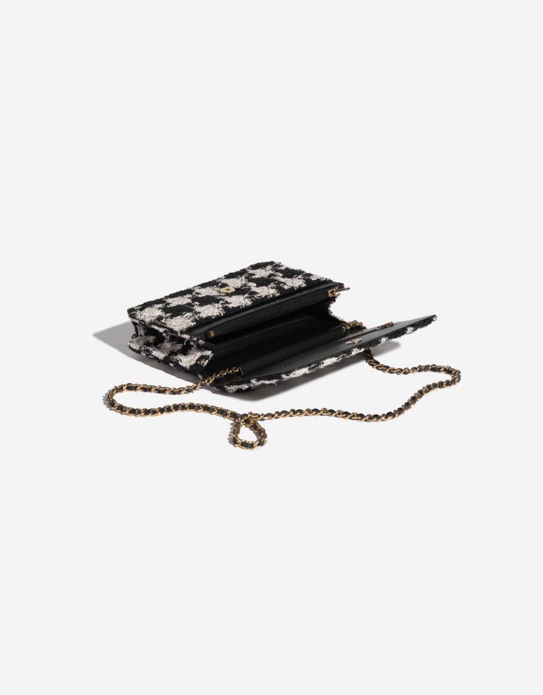 Pre-owned Chanel bag Timeless WOC Tweed Black / White Black, White Inside | Sell your designer bag on Saclab.com