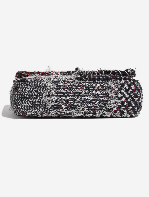 Pre-owned Chanel bag Timeless Medium Tweed Black / White / Red Black, White Bottom | Sell your designer bag on Saclab.com