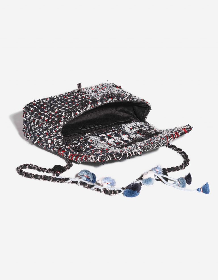 Pre-owned Chanel bag Timeless Medium Tweed Black / White / Red Black, White | Sell your designer bag on Saclab.com