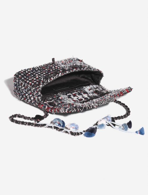 Pre-owned Chanel bag Timeless Medium Tweed Black / White / Red Black, White Inside | Sell your designer bag on Saclab.com