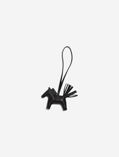 Pre-owned Hermès bag Rodeo PM Milo Lamb SO Black Black Front | Sell your designer bag on Saclab.com