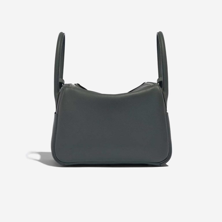 Pre-owned Hermès bag Lindy 26 Evercolor Vert Amande Green Back | Sell your designer bag on Saclab.com