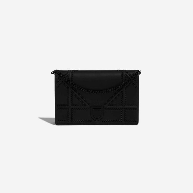 Pre-owned Dior bag Diorama WOC Calf So Black Black Front | Sell your designer bag on Saclab.com