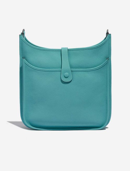 Pre-owned Hermès bag Evelyne 29 Taurillon Clemence Blue Lagon Blue Back | Sell your designer bag on Saclab.com