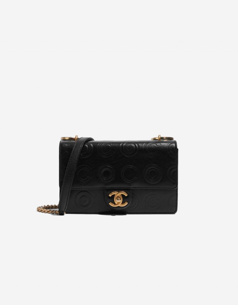 Pre-owned Chanel bag Timeless Small Calf Black Black Front | Sell your designer bag on Saclab.com