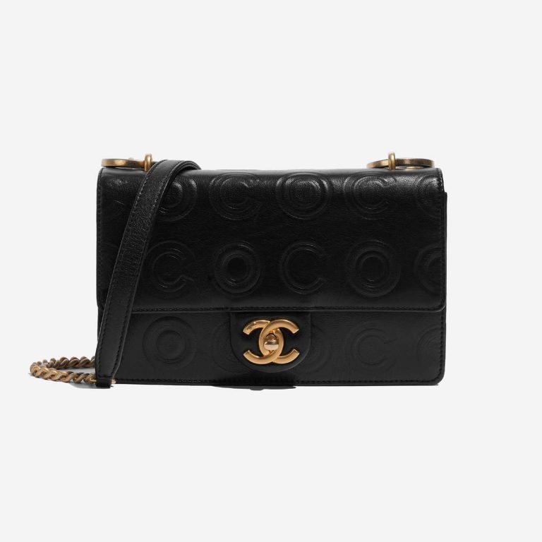 Pre-owned Chanel bag Timeless Small Calf Black Black Front | Sell your designer bag on Saclab.com
