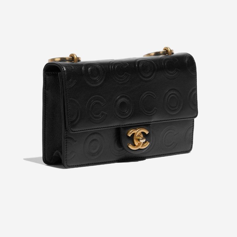 Pre-owned Chanel bag Timeless Small Calf Black Black Side Front | Sell your designer bag on Saclab.com