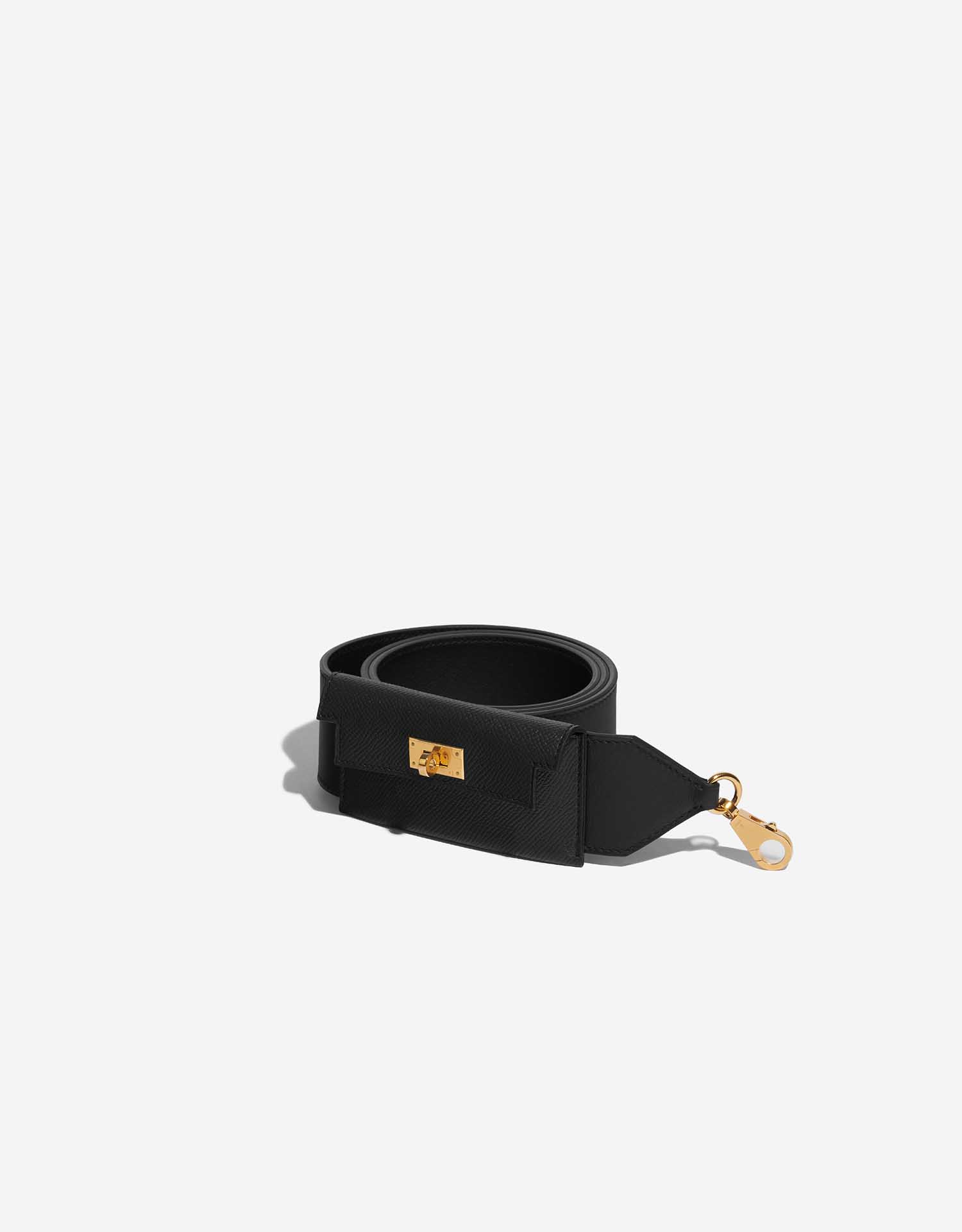 Hermès Kelly Pocket Strap Swift / Epsom Black | SACLÀB