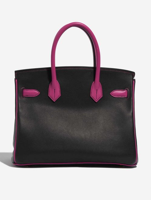 Pre-owned Hermès bag Birkin HSS 30 Swift Black / Rose Pourpre Black, Rose Back | Sell your designer bag on Saclab.com