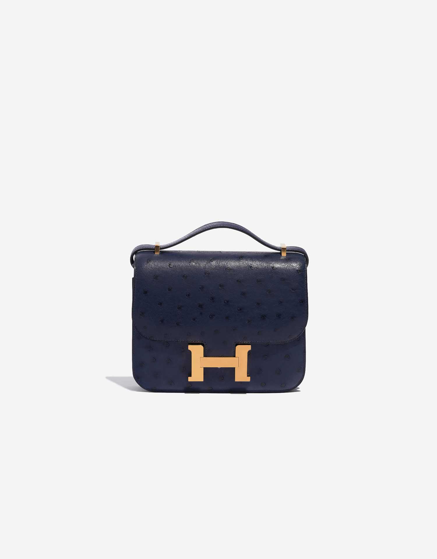 Hermès Constance 18 Ostrich Bleu Saphir | SACLÀB