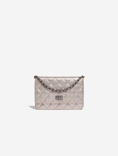 Pre-owned Chanel bag 2.55 Reissue WOC Lamb Gold Gold Front | Sell your designer bag on Saclab.com