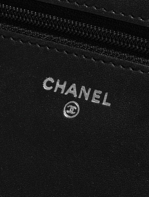Pre-owned Chanel bag Boy WOC Patent Leather Black Black Logo | Sell your designer bag on Saclab.com