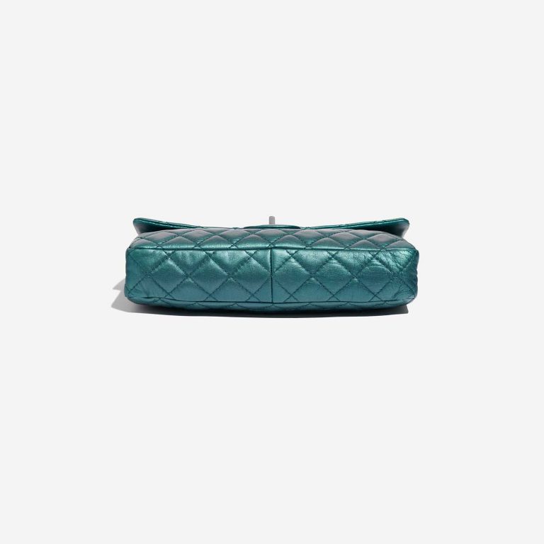 Pre-owned Chanel bag 2.55 Reissue 226 Lamb Metallic Blue Blue Bottom | Sell your designer bag on Saclab.com