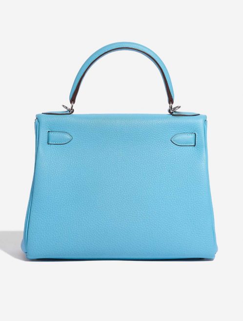 Pre-owned Hermès bag Kelly HSS 28 Togo Blue du Nord / Gris Perle Blue Back | Sell your designer bag on Saclab.com