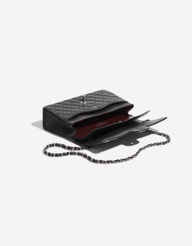 Pre-owned Chanel bag Timeless Medium Caviar Black Black Inside | Sell your designer bag on Saclab.com