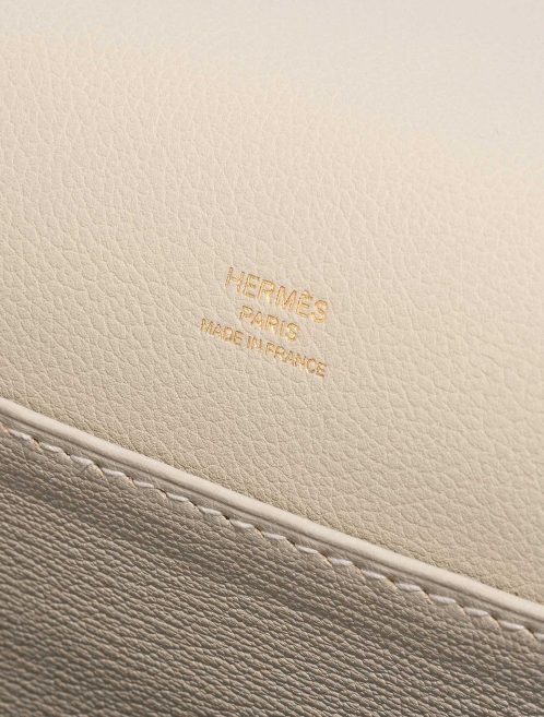 Pre-owned Hermès bag Roulis 23 Evercolor Beton Beige Logo | Sell your designer bag on Saclab.com