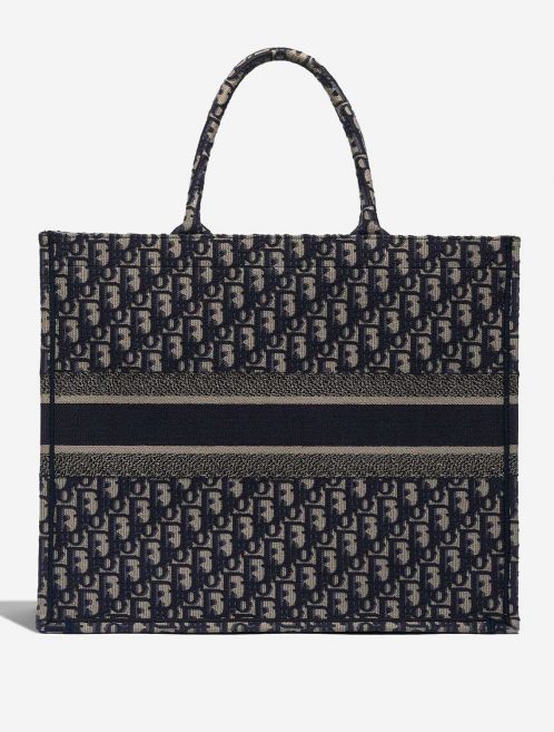 Pre-owned Dior bag Book Tote Large Canvas Blue / White Blue, White Back | Sell your designer bag on Saclab.com