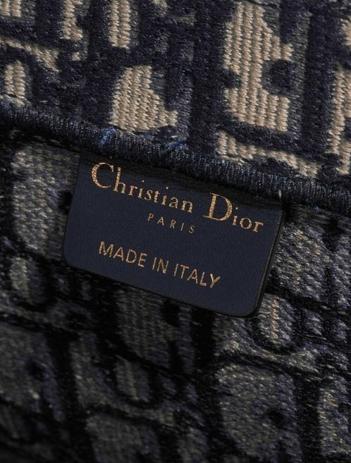Pre-owned Dior bag Book Tote Large Canvas Blue / White Blue, White Logo | Sell your designer bag on Saclab.com