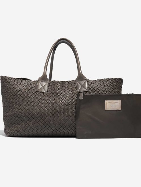 Pre-owned Bottega Veneta bag Cabat Large Lamb Brown Brown | Sell your designer bag on Saclab.com