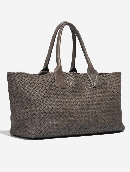 Pre-owned Bottega Veneta bag Cabat Large Lamb Brown Brown Side Front | Sell your designer bag on Saclab.com