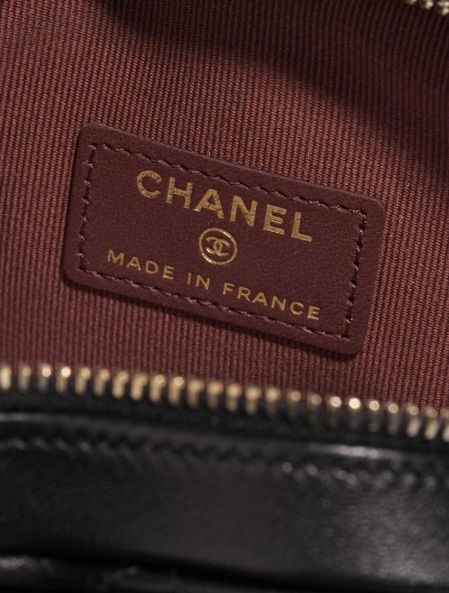 Pre-owned Chanel bag Timeless Heart Small Lambskin Black Black Logo | Sell your designer bag on Saclab.com