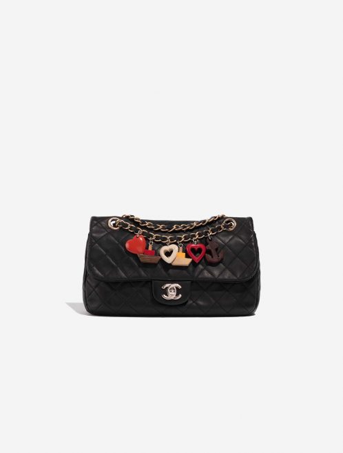 Pre-owned Chanel bag Timeless Medium Lamb Black Black Front | Sell your designer bag on Saclab.com