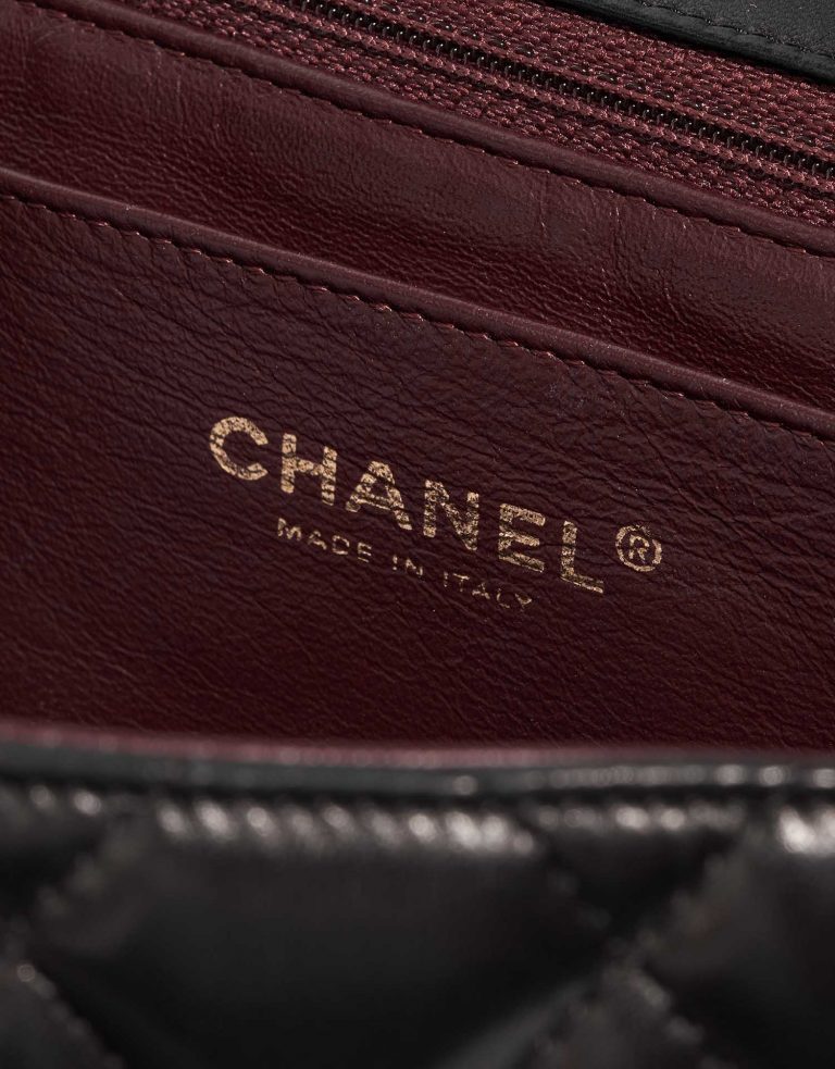 Pre-owned Chanel bag Timeless Jumbo Lamb Black Black Logo | Sell your designer bag on Saclab.com