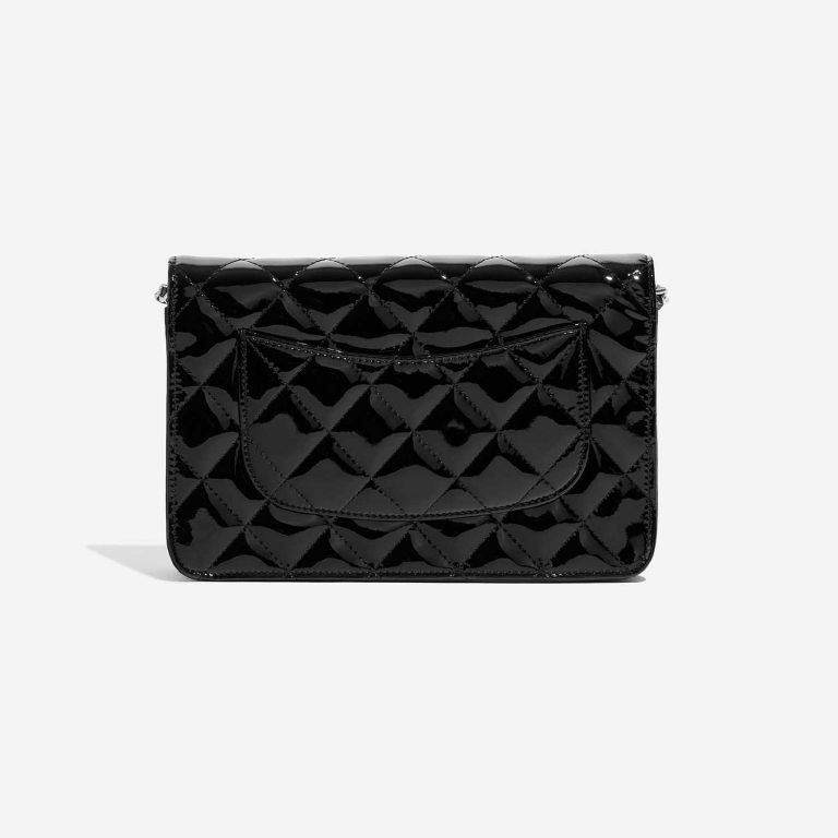 Pre-owned Chanel bag Timeless WOC Patent Leather Black Black Back | Sell your designer bag on Saclab.com