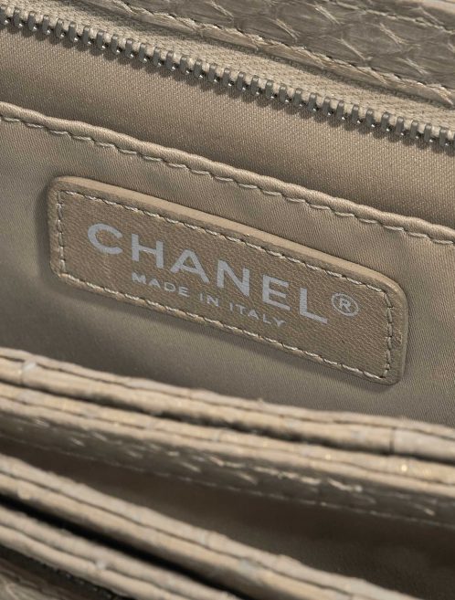 Pre-owned Chanel bag Timeless Medium Python Gold Gold Logo | Sell your designer bag on Saclab.com