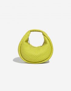 Pre-owned Bottega Veneta bag Padded Jodie Mini Rubber Vert Kiwi Green Front | Sell your designer bag on Saclab.com