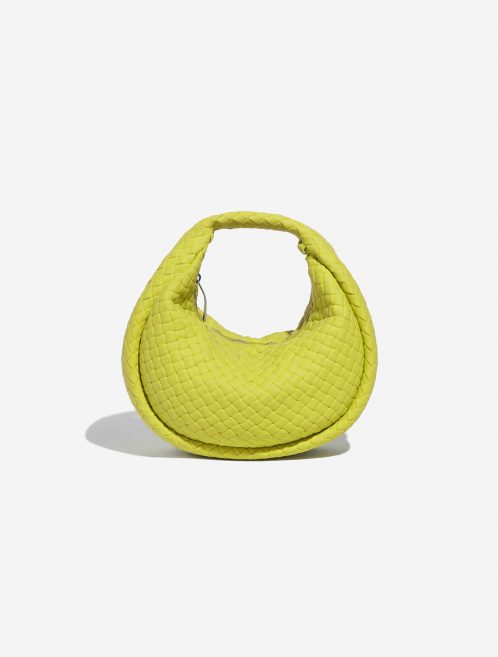 Pre-owned Bottega Veneta bag Padded Jodie Mini Rubber Vert Kiwi Green Front | Sell your designer bag on Saclab.com