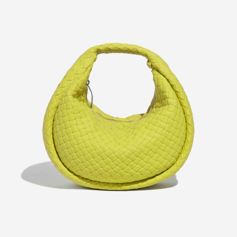 Pre-owned Bottega Veneta bag Padded Jodie Mini Rubber Vert Kiwi Green Front | Sell your designer bag on Saclab.com