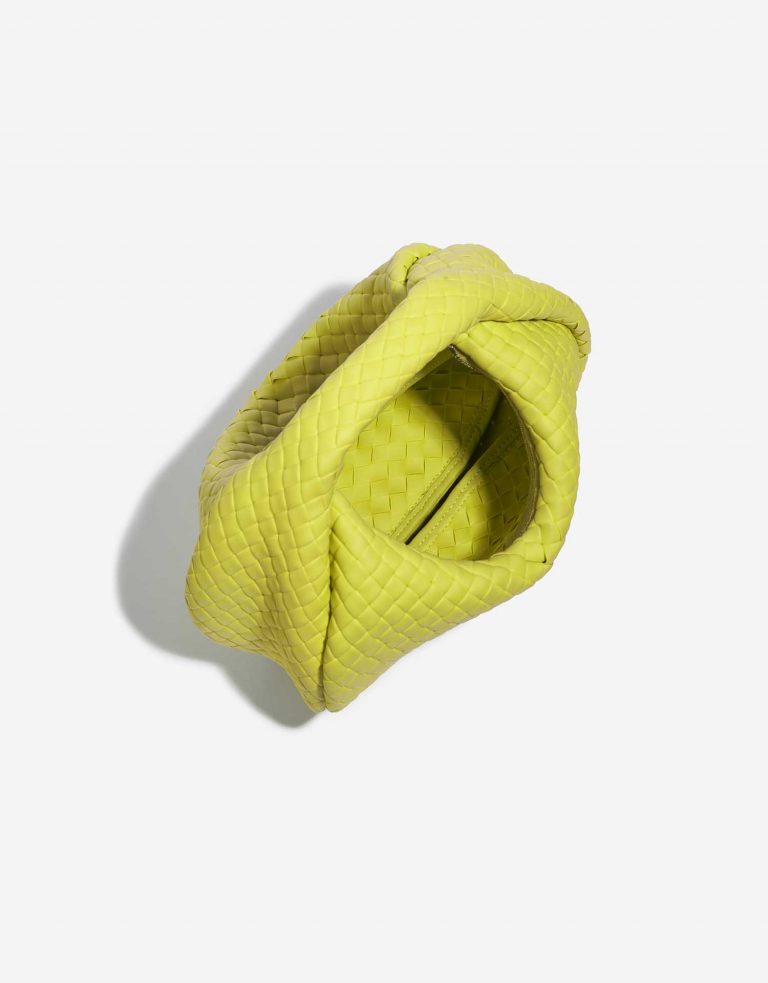 Pre-owned Bottega Veneta bag Padded Jodie Mini Rubber Vert Kiwi Green Inside | Sell your designer bag on Saclab.com