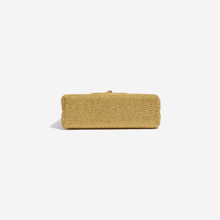 Pre-owned Chanel bag Timeless Handle Small Silk Rope Gold Gold Bottom | Sell your designer bag on Saclab.com