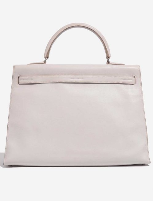 Pre-owned Hermès bag Kelly Flat 35 Swift Rose Dragee Pink, Rose Back | Sell your designer bag on Saclab.com